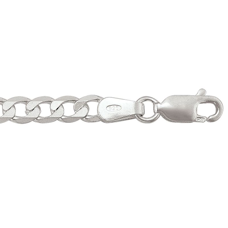 Tecimer Sterling Silver 22" Curb Chain N203