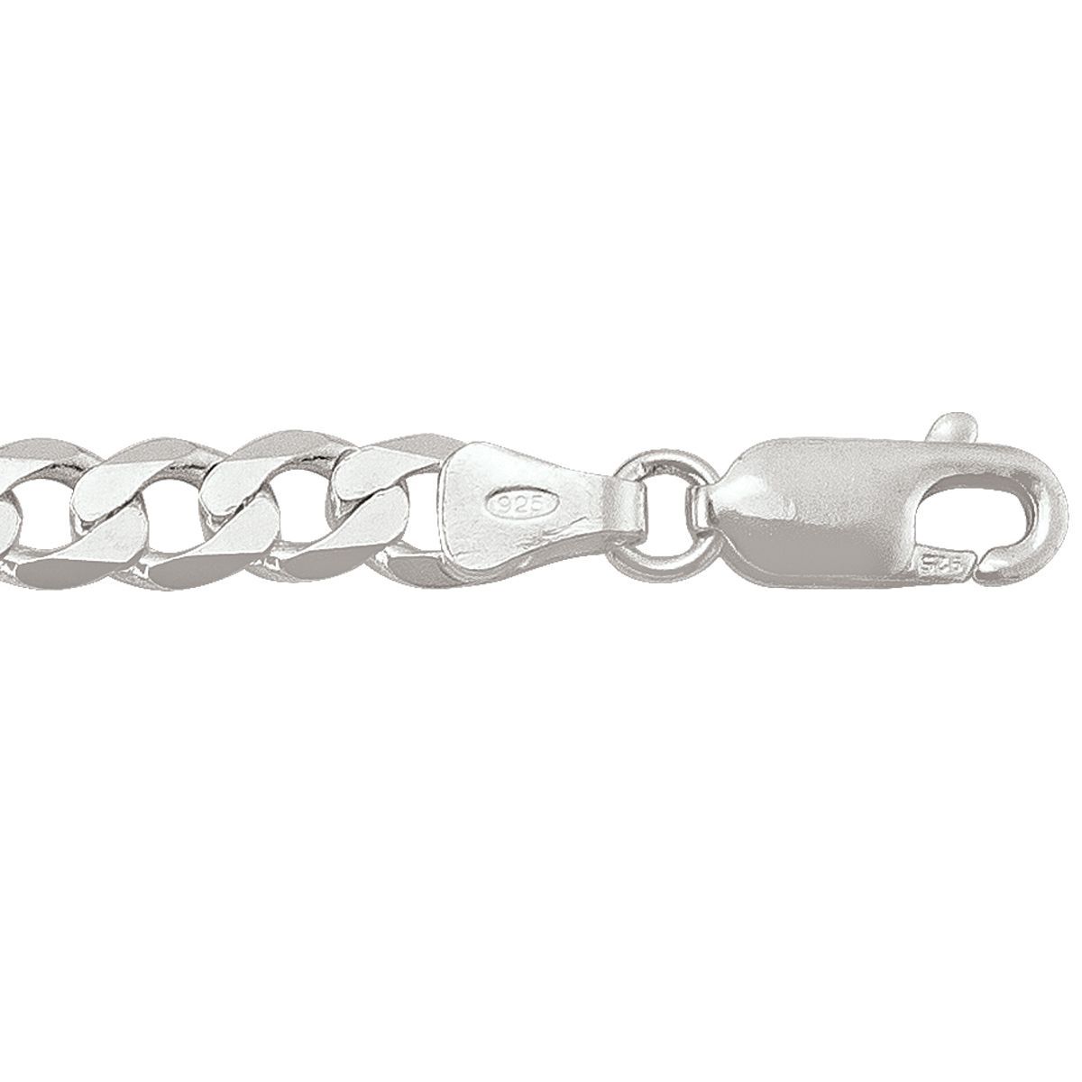 Tecimer Sterling Silver 18" Curb Chain N204-SIL