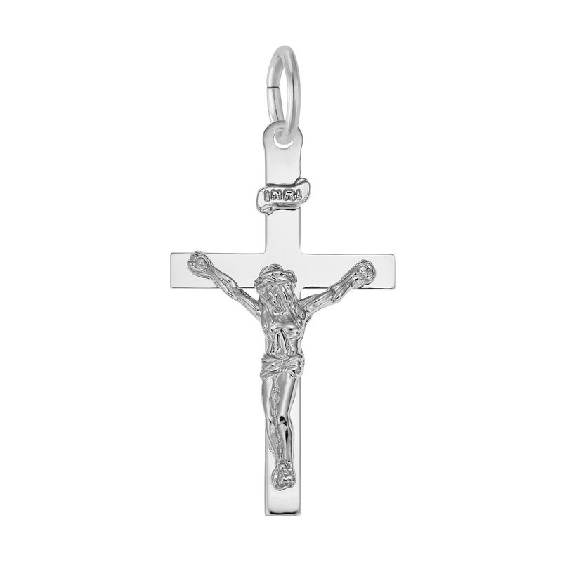 Nuco Charm Sterling Silver Crucifix 4938