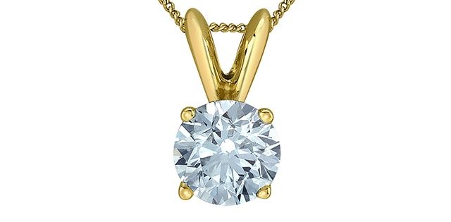 Lab Diamond 10KY 1.00TW Necklace P4853 Diamond Evolution