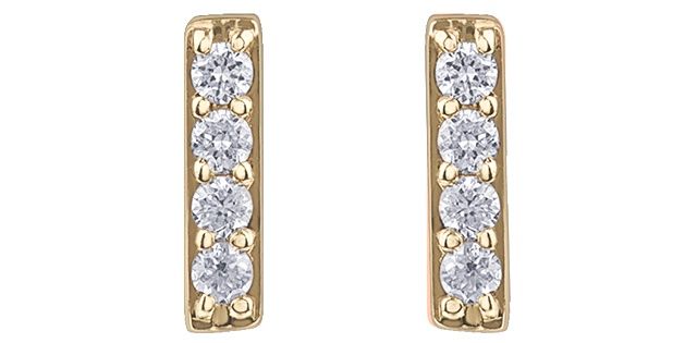 Corona Diamond 10KY .07TW Earrings EE4004