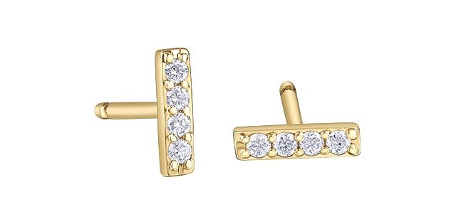Corona Diamond 10KY .07TW Earrings EE4004
