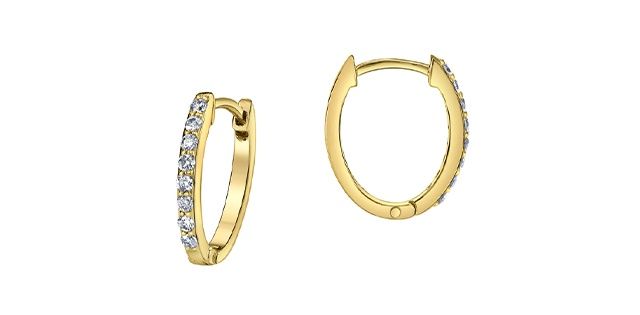 Corona Diamond 10KY .15TW Earrings EE4576