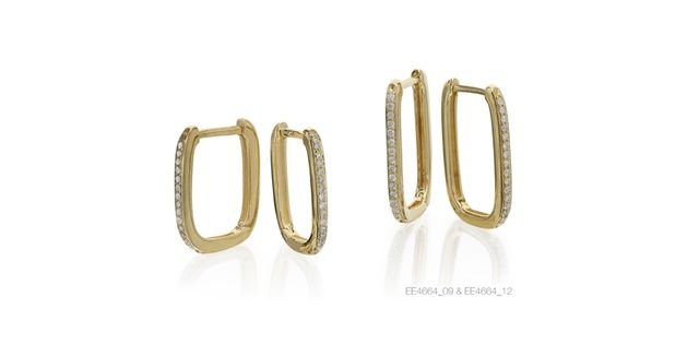 Corona Diamond 10KY .09TW Earrings EE4664
