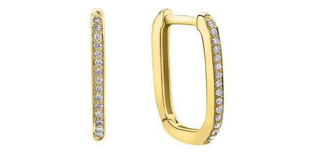 Corona Diamond 10KY .09TW Earrings EE4664
