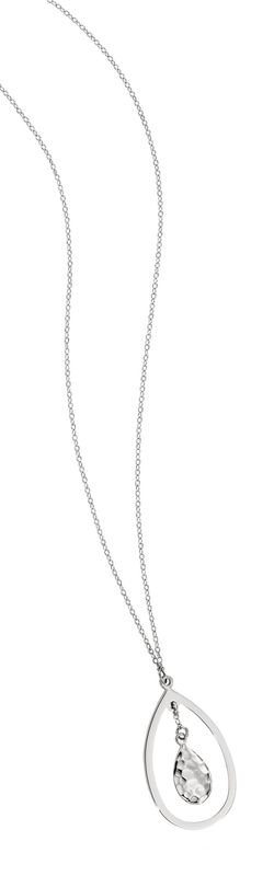 ELLE Sterling Silver Sleek Necklace R0LAELA044