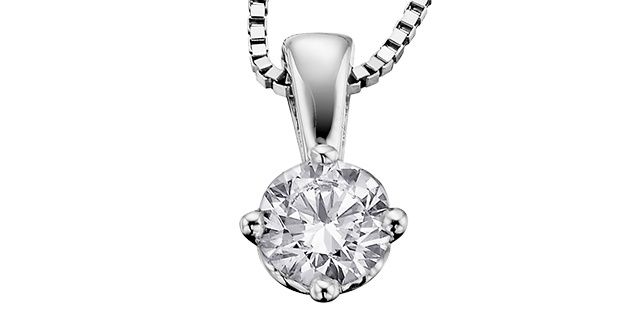 I Am Canadian 14KW .33TW Diamond Necklace PP2067w