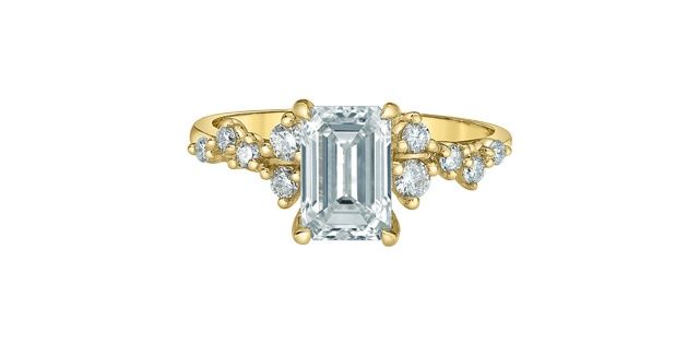 Lab Diamond 10KY 1.84TW Engagement Ring R31557 Diamond Evolution