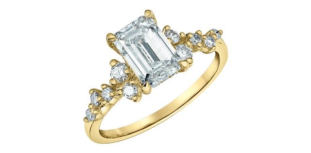 Lab Diamond 10KY 1.84TW Engagement Ring R31557 Diamond Evolution