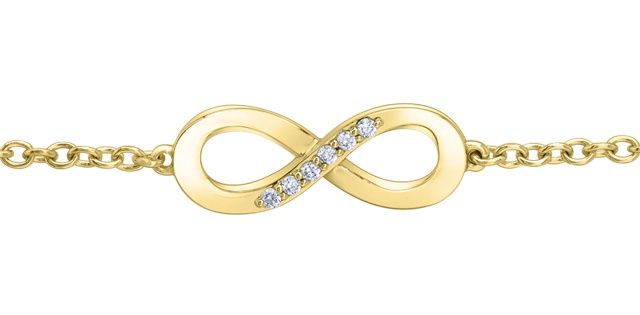 Corona  Diamond 10KY .06TW  Bracelet BBR1083