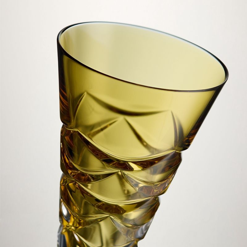 Winter Wonders Flute Pinecone Coloured Amber Waterford