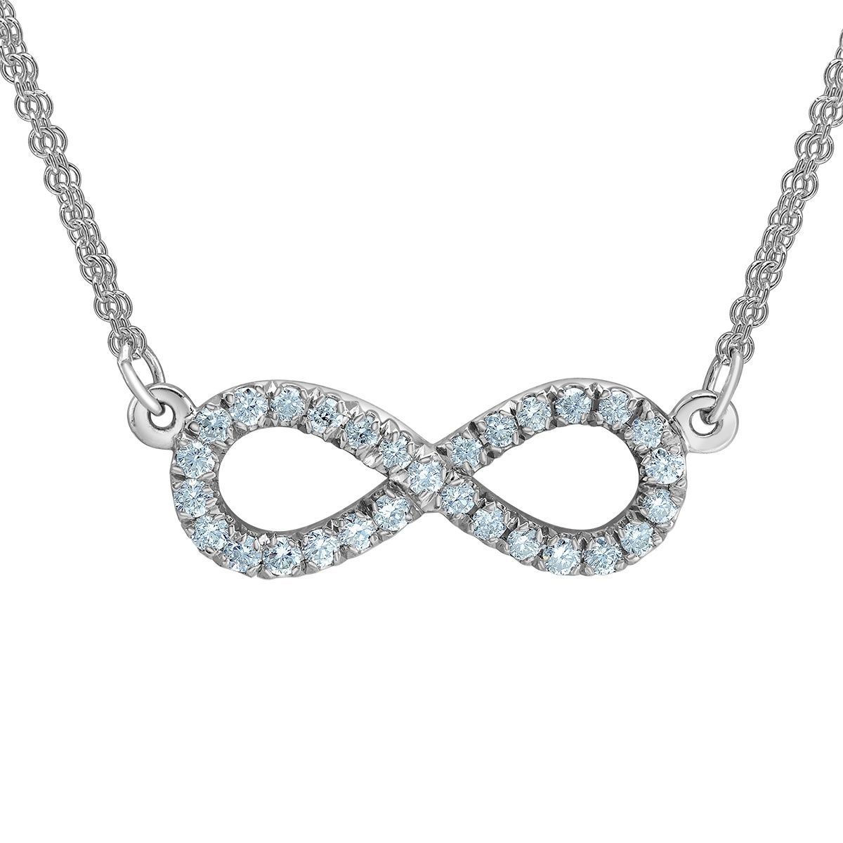 Lab Diamond Sterling Silver .32TW Necklace NN414 Diamond Evolution