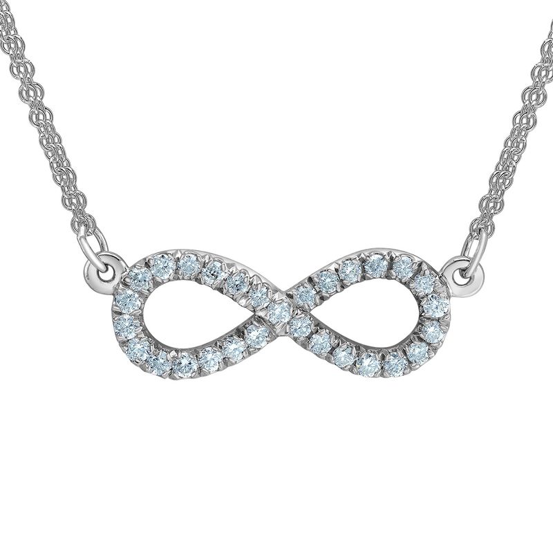 Lab Diamond Sterling Silver .32TW Necklace NN414 Diamond Evolution