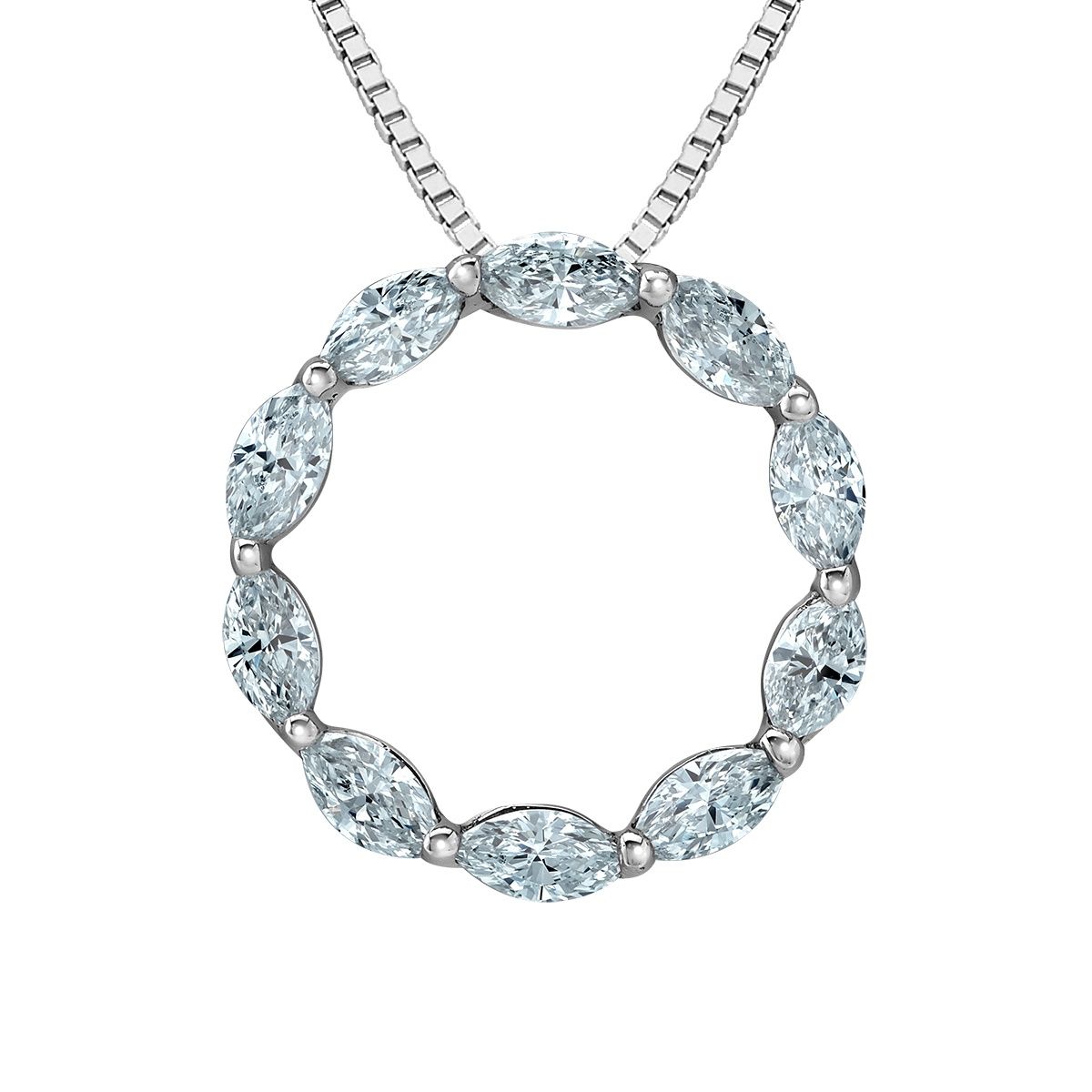 Lab Diamond Sterling Silver .50TW Necklace NN420 Diamond Evolution
