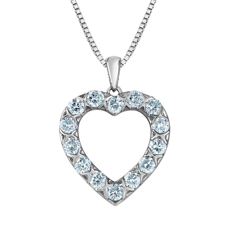 Lab Diamond Sterling Silver 1.00TW Necklace PP4872 Diamond Evolution