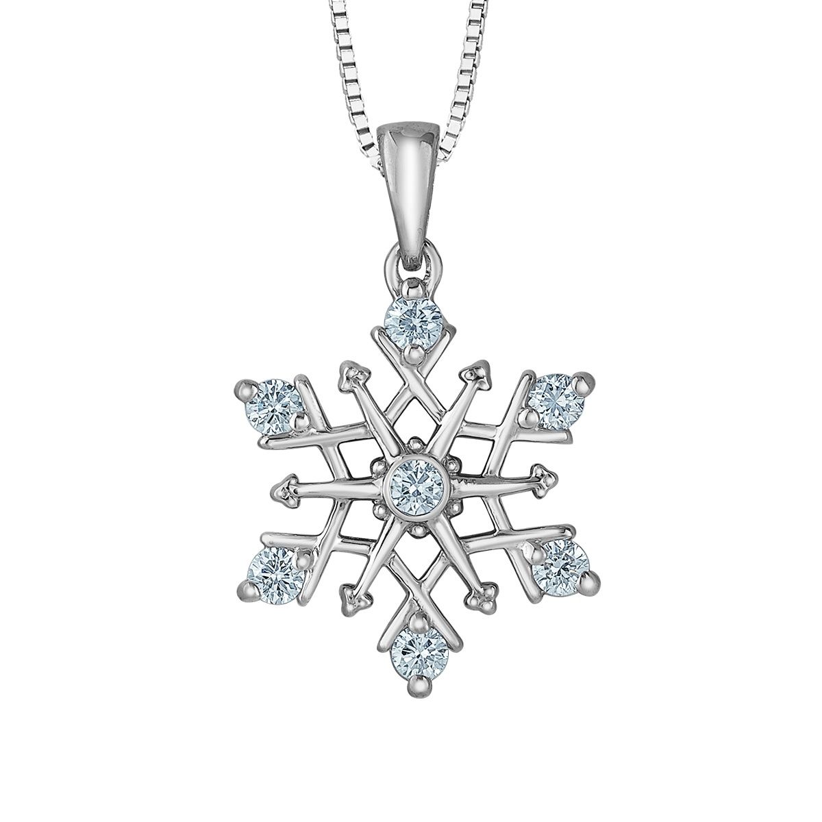 Lab Diamond Sterling Silver .26TW Necklace PP4874 Diamond Evolution