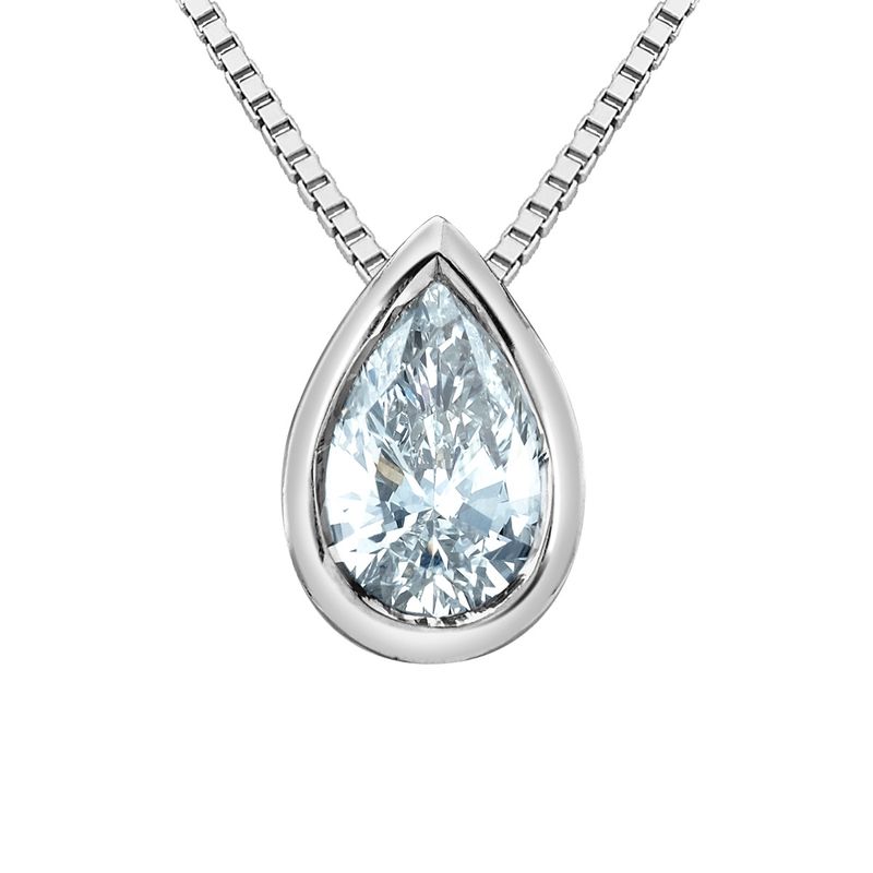 Lab Diamond Sterling Silver .08TW Necklace PP4883 Diamond Evolution