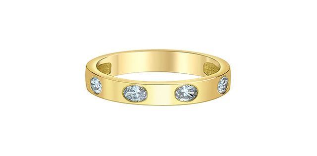 Lab Diamond 14KY .40TW Band R50N28 Diamond Evolution