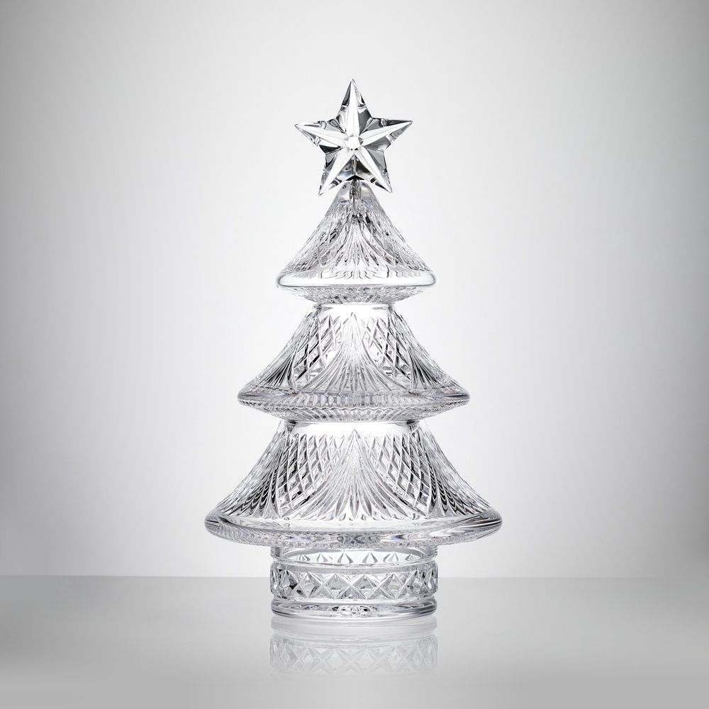 Christmas Tree Limited Edition Sculpted 14" Waterford Mastercraft