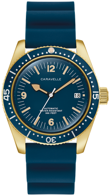 Caravelle Vintage Sea Hunter Men's Watch 44B129