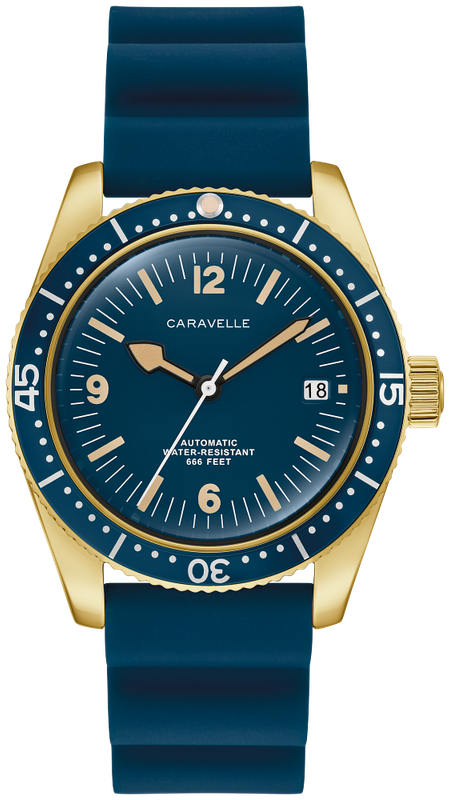 Caravelle Vintage Sea Hunter Men's Watch 44B129