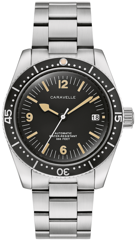 Caravelle Vintage Sea Hunter Men's Watch 43B175