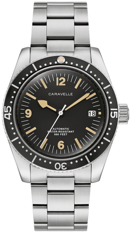 Caravelle Vintage Sea Hunter Men's Watch 43B175