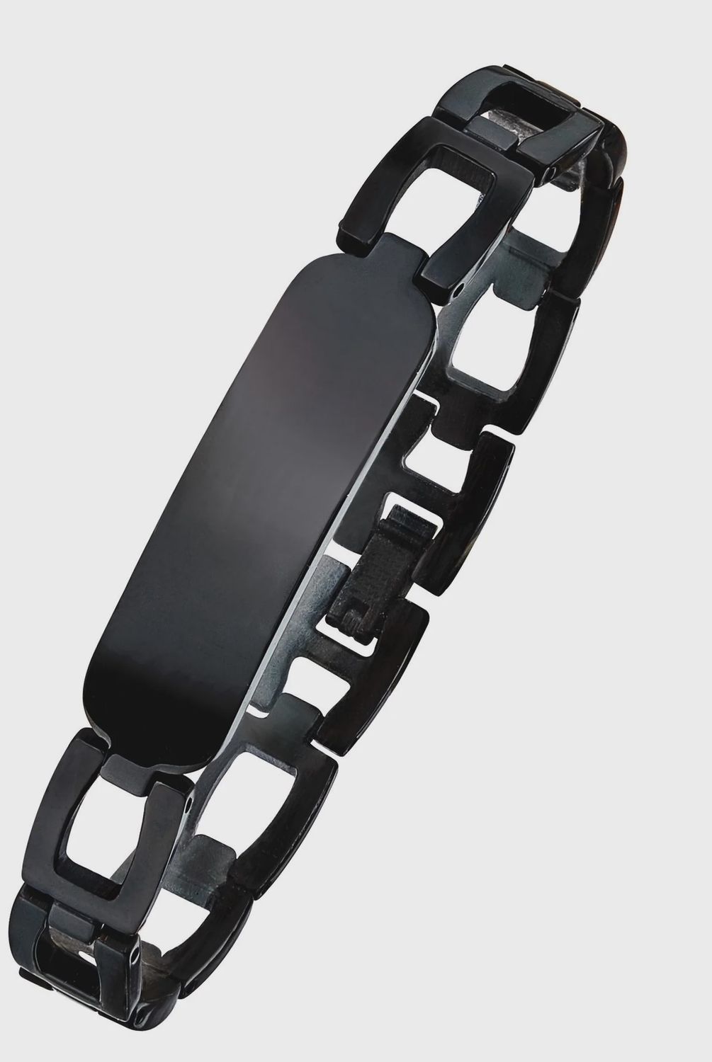 Alpine Stainless Steel Black Bracelet BB724