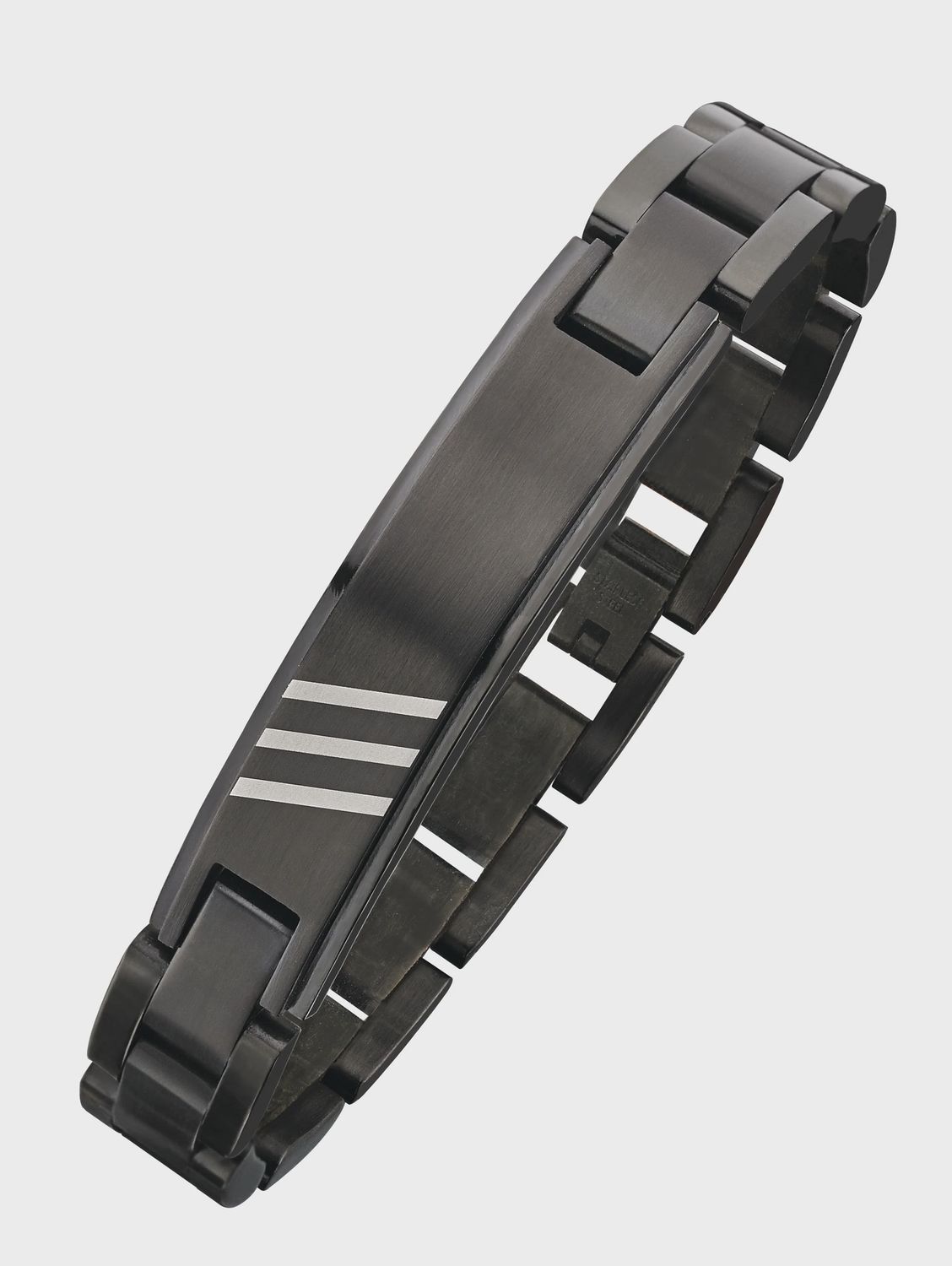 Alpine Stainless Steel Black Bracelet BB803
