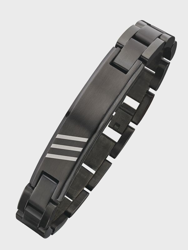 Alpine Stainless Steel Black Bracelet BB803