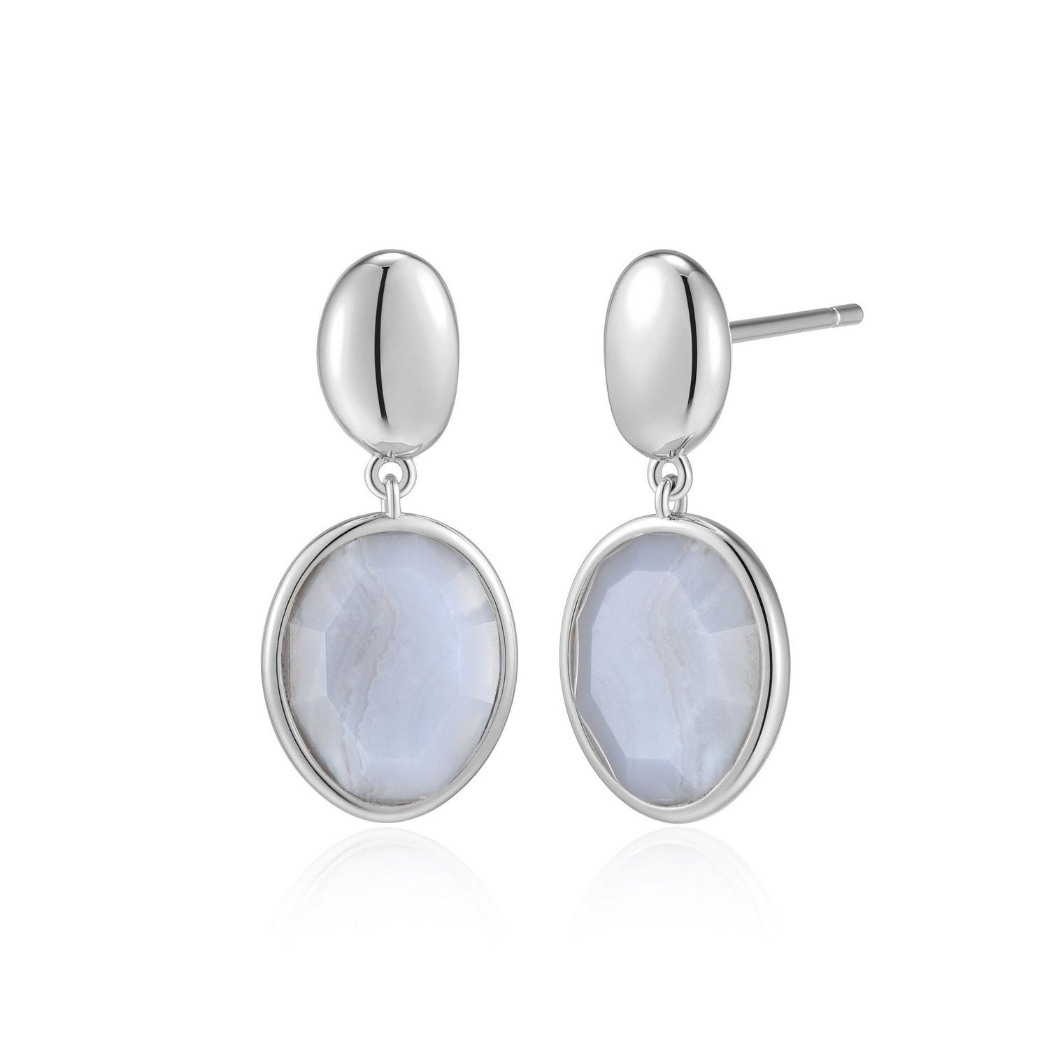 ELLE Sterling Earrings Riviere Gems R2LCVLAB58