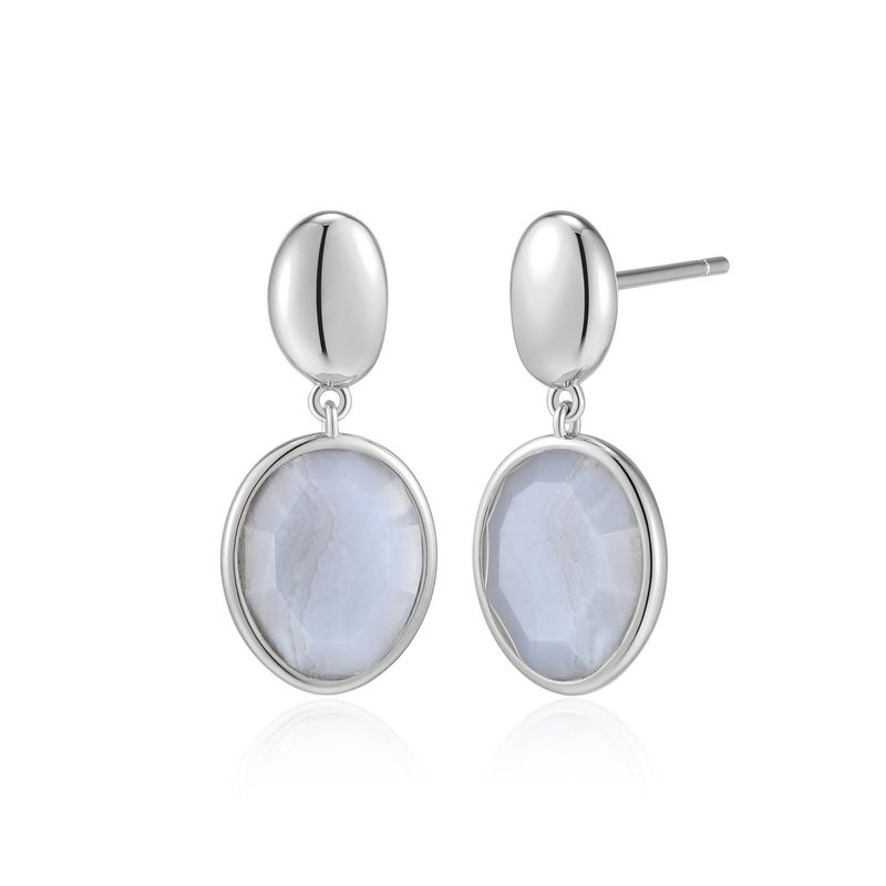 ELLE Sterling Earrings Riviere Gems R2LCVLAB58