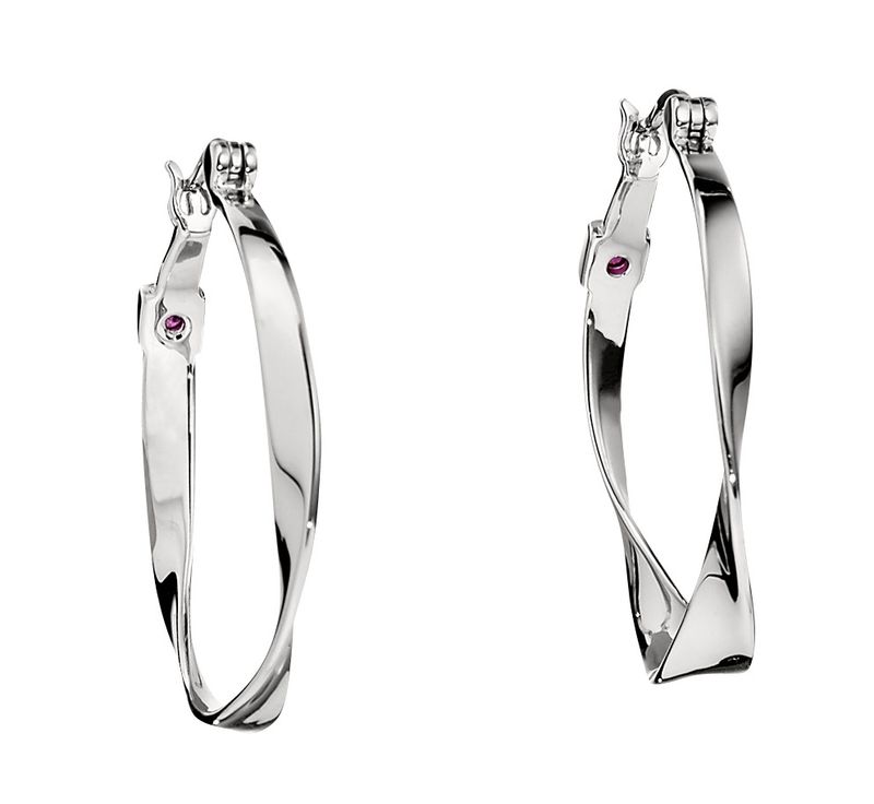 ELLE Sterling Earrings Mobius R2LAEDA00K