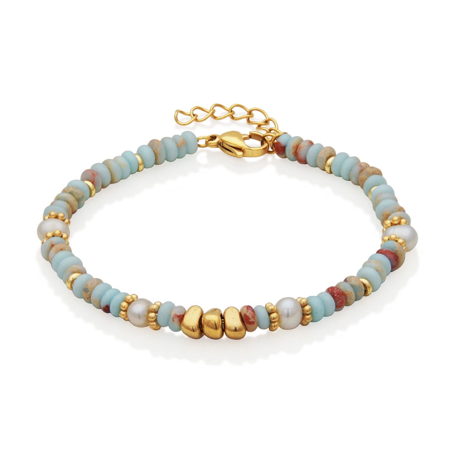 SteelX Stainless Multi Color Bead Bracelet T1XJ860265