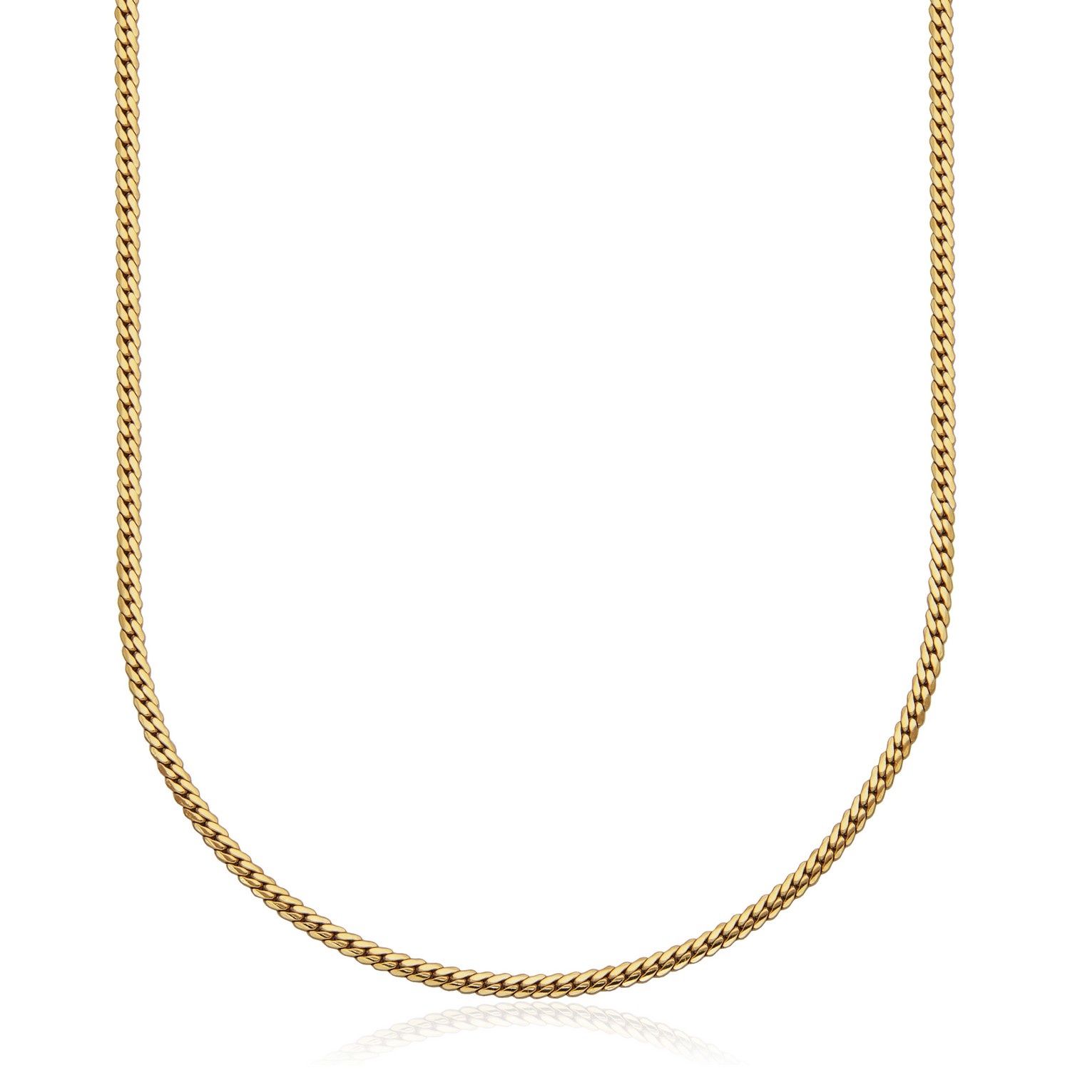 SteelX Stainless Gold Plated Miami Cuban Chain T0XK160220