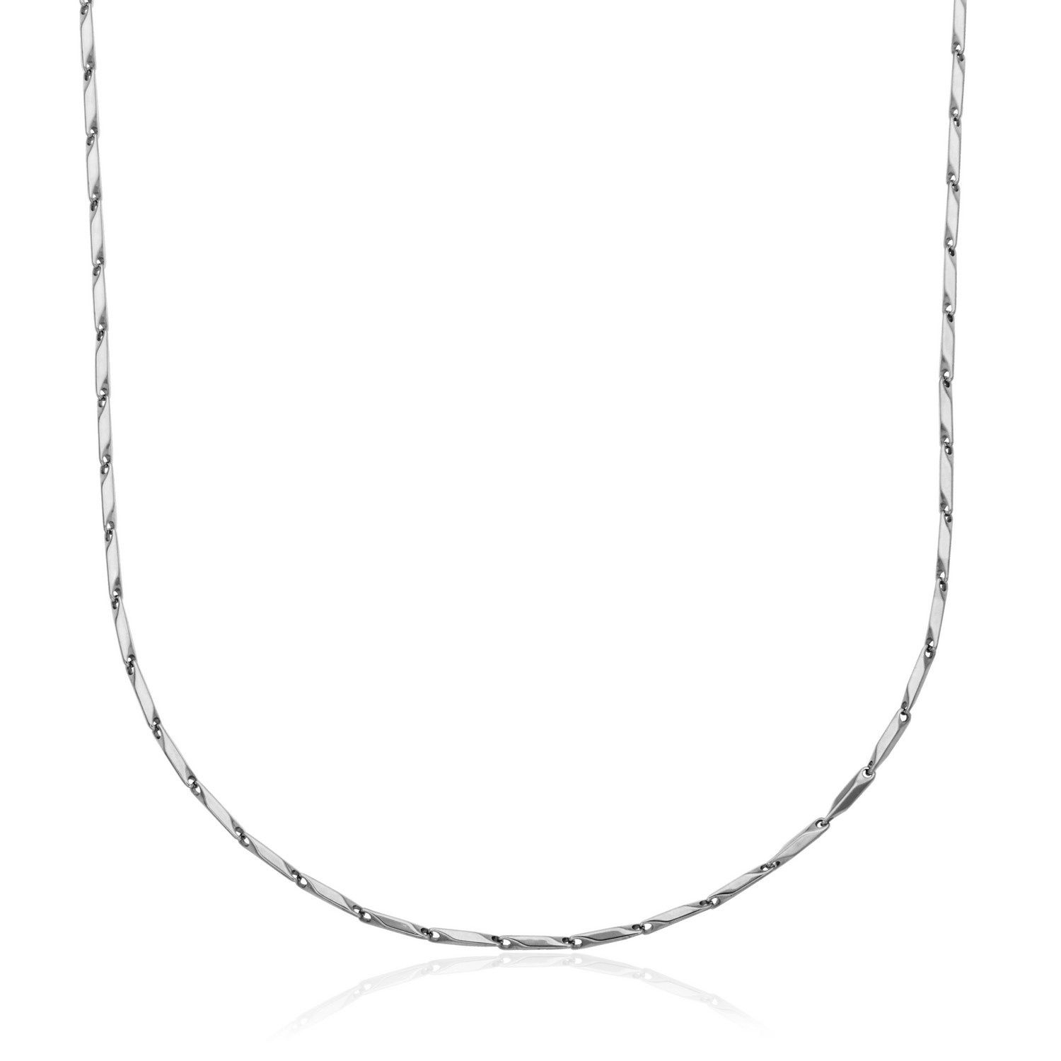 SteelX Stainless Diamond Shaped Link Chain T0XJ820118