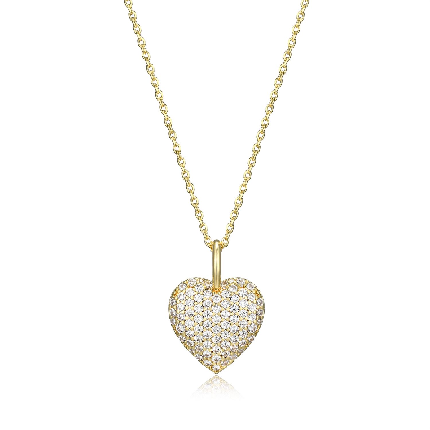 Reign Sterling Gold Plated Heart 33AVXX97ZZ