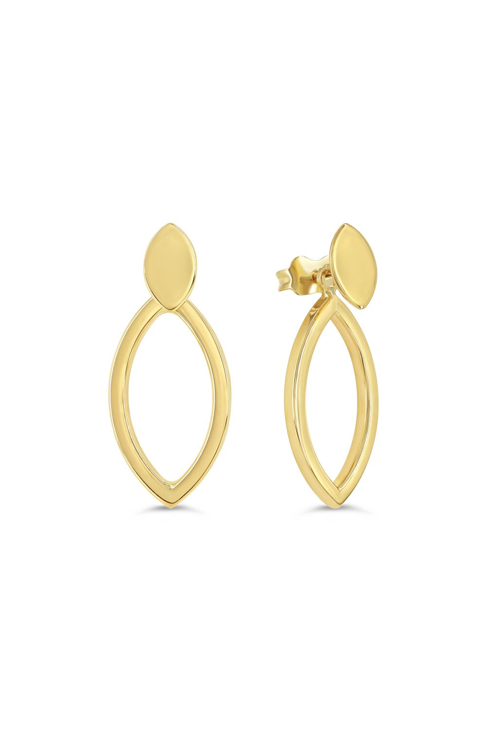 Bella Earrings 10K Yellow Gold 2-7E-04A