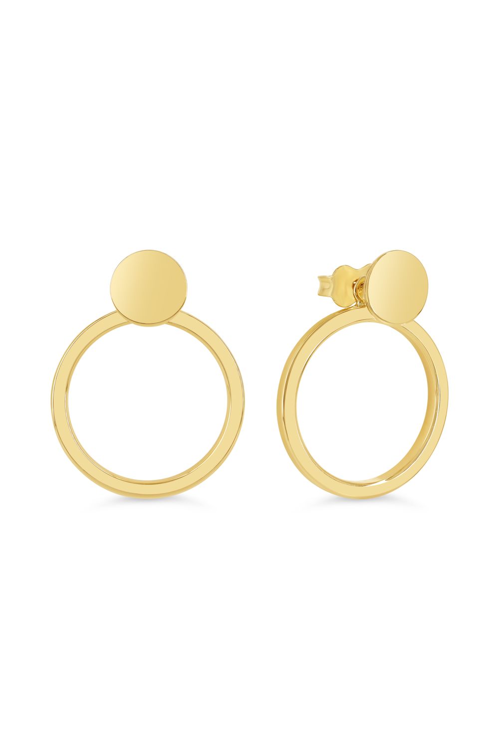 Bella Earrings 10K Yellow Gold 2-7E-04C