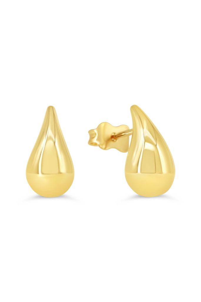 Bella Earrings 10KY Teardrop Stud 1022H
