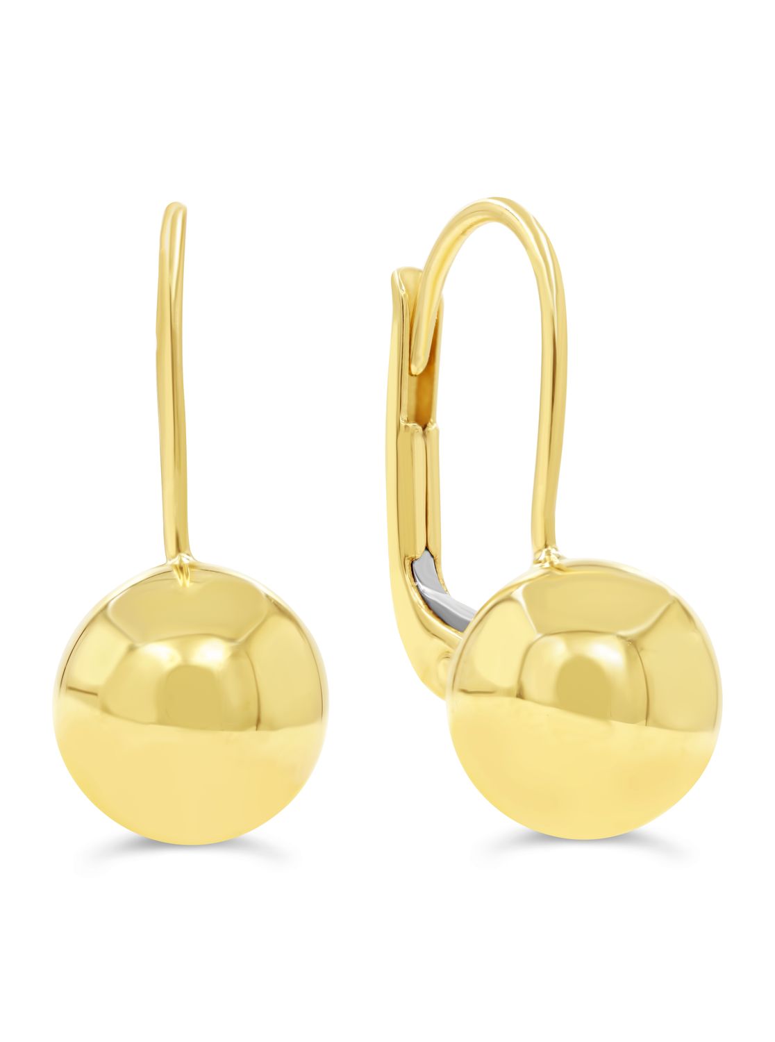 Bella Earrings 10KY Ball French-back 1031H