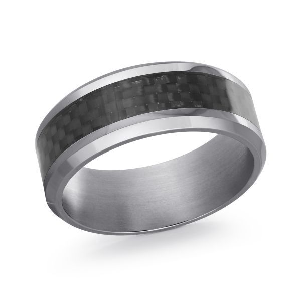 Malo Tantalum &amp; Carbon Fiber Band TANT-013-8