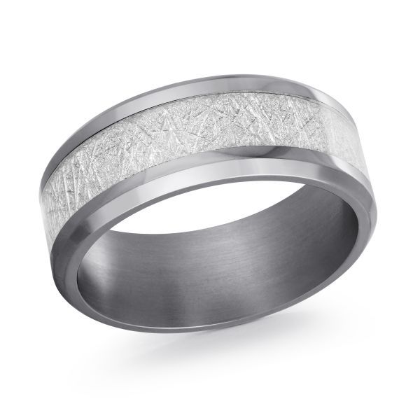 Malo Tantalum &amp; Meteorite Band TANT-014-8