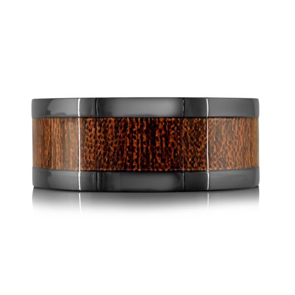 Malo Tantalum &amp; Wood Band TANT-027-9