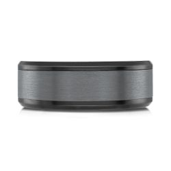 Malo Tantalum &amp; Black Zirconium Band TANT-113-8