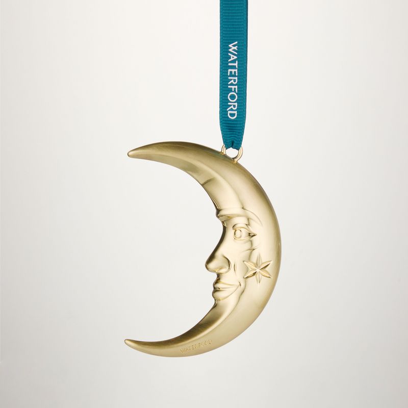 Gold Moon Ornament Waterford