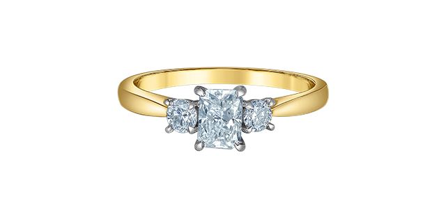 Lab Diamond 14KYW .70TW Engagement Ring R31528 Diamond Evolution