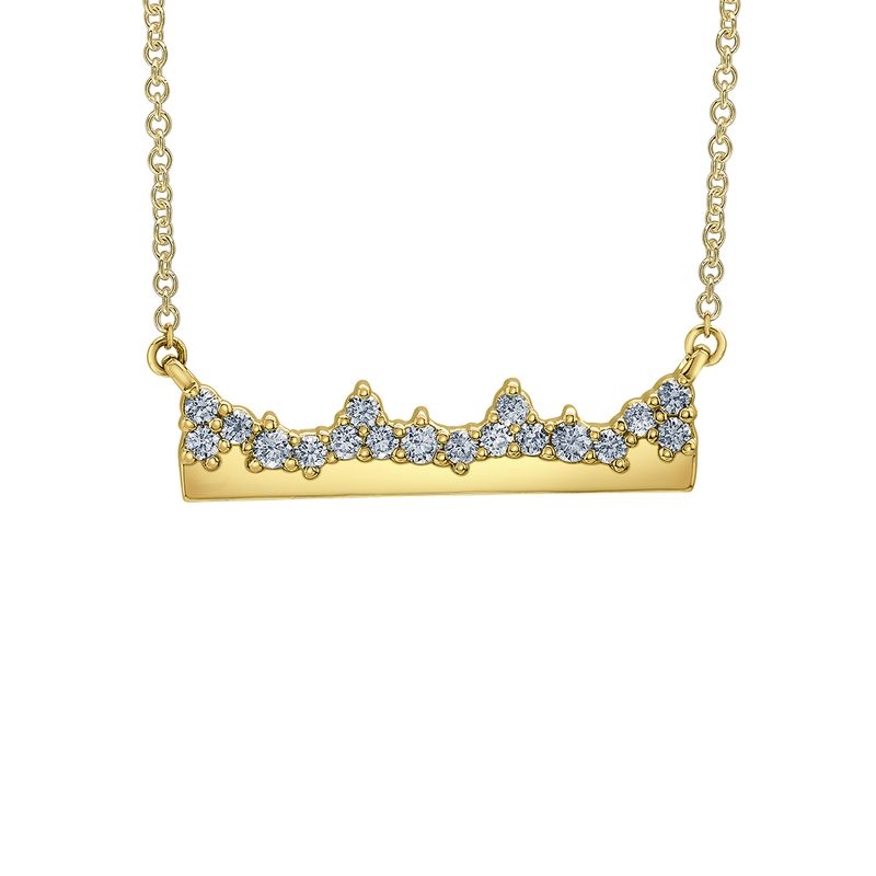 I Am Canadian 14KY .30TW Diamond Necklace NN412