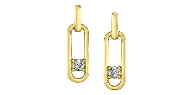 I Am Canadian 10KY .20TW Earrings EE4899