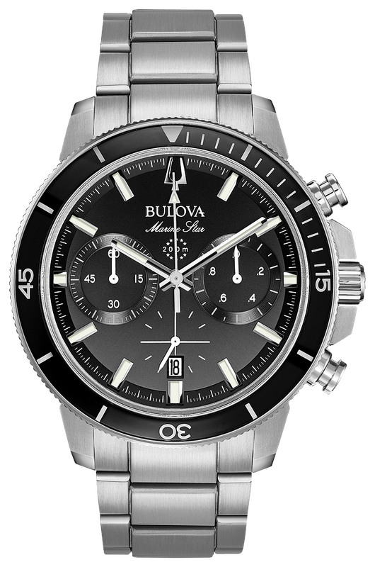 Bulova Marine Star Mens Watch 96B272
